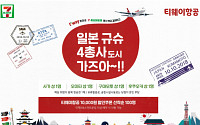 티웨이항공, 세븐일레븐과 무료 항공권 이벤트