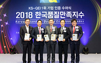 KCC, 한국품질만족지수 2년 연속 6관왕