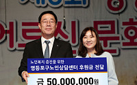 한국거래소, 영등포구 노인상담센터 후원금 전달