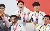 [포토] 장애인 AG, 미소짓는 남북 수영 단일팀