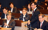[포토] 연단에 오르는 김상조 공정거래위원장