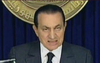 무바라크 이집트 대통령 즉각적인 퇴진 거부
