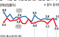 북한 1인당 국민소득 2년째 146만원…남한의 23분의 1