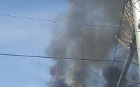 부산 사하구서 공사 중인 18층짜리 신축건물 화재 발생…&quot;인명 피해는 없어&quot;