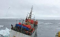 쇄빙연구선 아라온호, 中 남극기지 건설 중 고립된 인력 24명 철수 지원