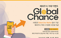 KB증권, 해외주식 ‘Global Chance’ 이벤트 실시