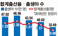 한국, 세계 유일의 0명대 출산율…인구 절벽 코앞