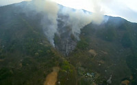 산림청, 충남 논산시 산불 주불 진화 완료