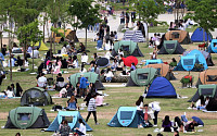 한강공원 텐트 사방 닫으면 안된다…위반시 과태료 100만 원