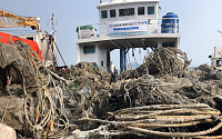 해양환경공단, 올해 2~5월 바닷속 침적쓰레기 358톤 수거