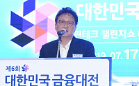 [포토] 민병두 위원장 '대한민국 금융대전 개막을 축하합니다'