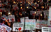 [한일 경제전쟁] “아베 NO”… 日 화이트리스트 배제 후 첫 촛불집회