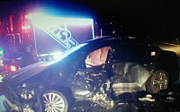 순천 교통사고, 자동차전용도로서 20대 음주운전에 4명 사상