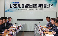 더불어민주당, 증권사 애널리스트와 경제상황 점검 간담회 개최