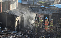 전주 여인숙 화재 발생, 건물 일부 붕괴…투숙객 3명 사망