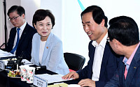 [포토] 서울시 구청장들과 대화하는 김현미 장관