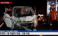 함평 교통사고, 트랙터-화물차 추돌에 2명 사망·1명 부상