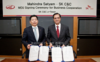 SK C&amp;C, 인도 마힌드라 새티암과 사업 협력