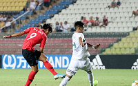 [2019 U-17 월드컵] 한국, 멕시코와 0-0으로 전반종료…최민서 '골대 강타'