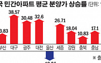 [종합] 현 정부 들어 민간아파트 분양가 20.8% 올랐다…대구 39%ㆍ서울 26%↑