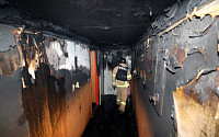 광주 모텔 화재,  1명 사망·32명 부상...30대 방화 용의자 조사中