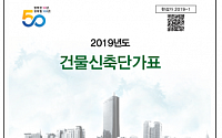 한국감정원, ‘2019년도 건물신축단가표’ 발간