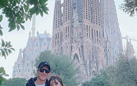 '이완♥' 이보미, 신혼여행 사진 대방출…스페인 밝히는 '선남선녀 부부'