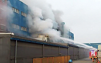 두산인프라코어 인천 공장서 불…근로자 59명 긴급 대피 소동