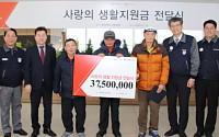동국제강, 설 앞두고 인천·부산·당진 주민 150명에 3750만원 전달