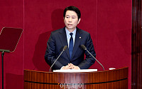[포토] 교섭단체 대표연설하는 이인영 민주당 원내대표