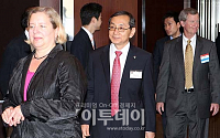 [포토]김동수 위원장, 주한미국상공회의소 오찬 간담회 참석