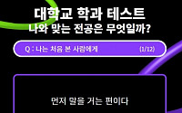 대학교 학과 테스트…&quot;내 전공을 찾아준다고?&quot;