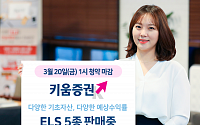 키움증권, 인텔ㆍ셀트리온 등 기초자산 ELS 5종 판매