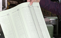 [포토] 비례정당 35곳, 투표용지 길이는 48.1cm