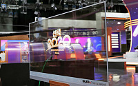 LGD, MBC 개표방송 스튜디오에 '투명 OLED' 설치