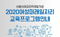 서울시, 여성 미래유망전략직종 교육부터 취업까지 지원…456명 모집