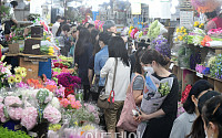 [포토] 북적이는 남대문꽃시장
