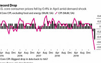 [미국 덮치는 ‘2D’ 공포] 4월 소비자물가 금융위기 이후 최대폭 하락...고개드는 디플레이션 현실화