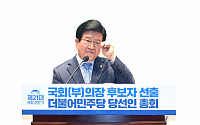 [포토] 안경 고쳐쓰는 박병석 의원