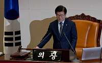 [포토] 박병석 의장 '굳은 표정'