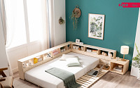 에넥스, 다양한 조합 가능한 원목 저상형 침대 온라인 출시