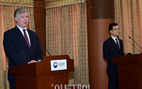 [포토] 한미 외교차관 전략회의 기자회견