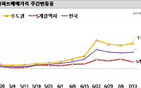 7‧10 대책 후에도 서울 아파트값 0.63% 더 올라