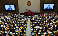 [포토] 선서하는 국회의원들