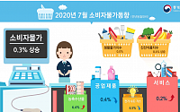 [종합] 7월 소비자물가 0.3% 상승…2개월 만에 '플러스' 전환