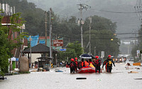 철원, 한탄강·임진강 지류 범람에 민통선 마을 곳곳 침수…643가구 1148명 대피