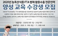 한국FTA산업협회, '농축산식품 FTA 법제 활용수출 전문인력' 양성 교육 수강생 모집