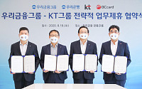 KT·우리금융, 금융 ICT 융합 업무협약 체결