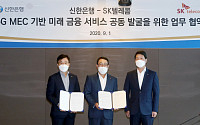 신한은행-SKT, '5GㆍAI' 기반 금융서비스 공동 개발