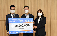 한국거래소, '노인의 날' 맞아 영등포구노인상담센터 후원금 전달